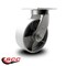 Service Caster 8'' Extra Heavy Duty Semi Steel Cast Iron Wheel Swivel Top Plate Caster CRAN-SCC-KP92S830-SSR - alternate 3